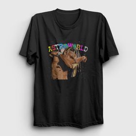Presmono Hug Astroworld Travis Scott Kadın T-shirt