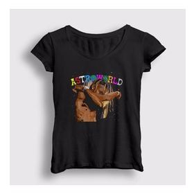 Presmono Hug Astroworld Travis Scott Kadın T-shirt