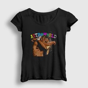 Presmono Hug Astroworld Travis Scott Kadın T-shirt