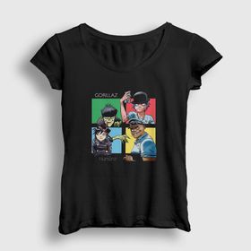 Presmono Humanz Gorillaz Kadın T-shirt