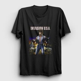 Presmono Invasion Chuck Norris Unisex Beyaz T-shirt