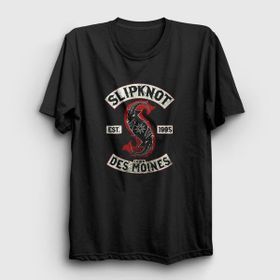 Presmono Iowa Slipknot Siyah Unisex T-shirt
