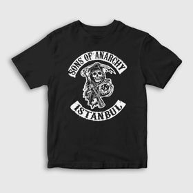 Presmono İstanbul Sons Of Anarchy Beyaz Unisex T-shirt