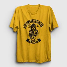 Presmono İzmir Sons Of Anarchy Beyaz Unisex T-shirt