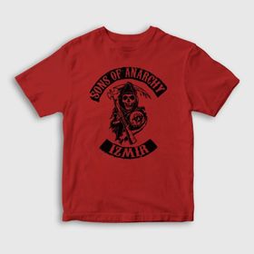 Presmono İzmir Sons Of Anarchy Beyaz Unisex T-shirt