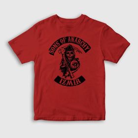 Presmono İzmir Sons Of Anarchy Beyaz Unisex T-shirt