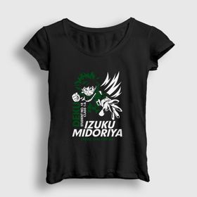 Presmono Izuku Anime Boku No Hero Academia Kadın T-shirt