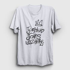 Presmono Jughead Jones Was Here Riverdale Beyaz Unisex T-shirt