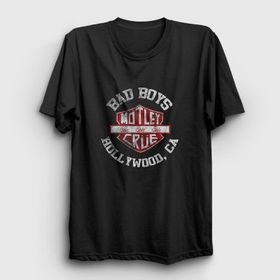 Presmono Kadın Bad Boys Mötley Crüe T-shirt