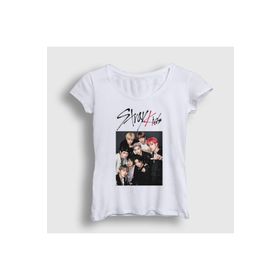 Presmono Kadın Band Stray Kids T-shirt