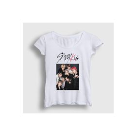 Presmono Kadın Band Stray Kids T-shirt