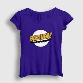 Presmono Kadın Bazinga The Big Bang Theory T-shirt