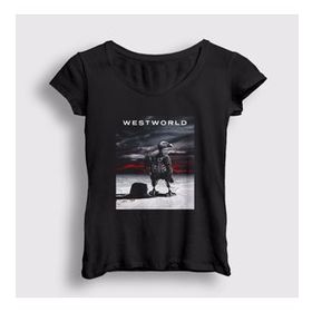Presmono Kadın Cover Westworld T-shirt