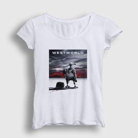 Presmono Kadın Cover Westworld T-shirt
