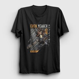 Presmono Kadın Eren Fan Anime Attack On Titan T-shirt