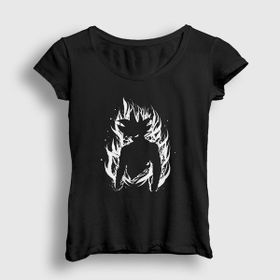 Presmono Kadın Fire Goku Anime Dragon Ball T-shirt