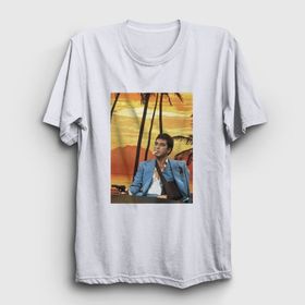 Presmono Kadın Hawaii Film Scarface T-shirt