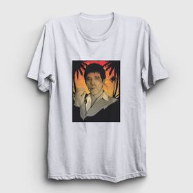 Presmono Kadın Hawaii Film Scarface T-shirt