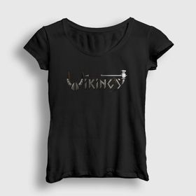 Presmono Kadın Helmet Vikings T-shirt