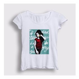 Presmono Kadın Icon Amy Winehouse T-shirt