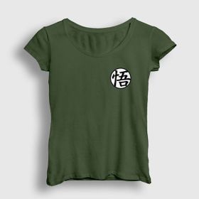 Presmono Kadın Kanji Go Anime Dragon Ball T-shirt