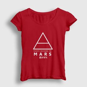 Presmono Kadın Logo 30 Seconds To Mars T-shirt