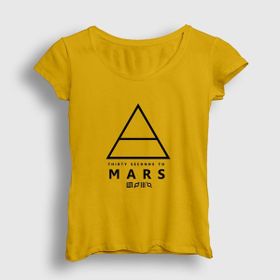 Presmono Kadın Logo 30 Seconds To Mars T-shirt