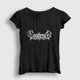 Presmono Kadın Logo Ensiferum T-shirt