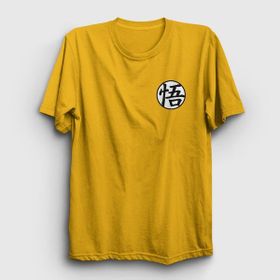 Presmono Kanji Go Anime Dragon Ball Sarı Unisex T-shirt