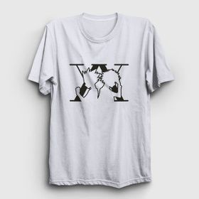 Presmono Killua And Gon Anime Hunter X Hunter Beyaz Unisex T-Shirt