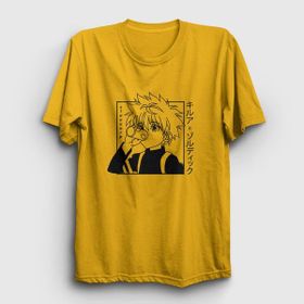 Presmono Killua Anime Hunter X Hunter Beyaz Unisex T-shirt