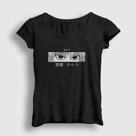 Presmono Killua Eyes Anime Hunter X Hunter Kadın T-shirt