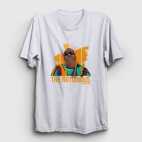Presmono King The Notorious Bıg Beyaz Unisex T-shirt