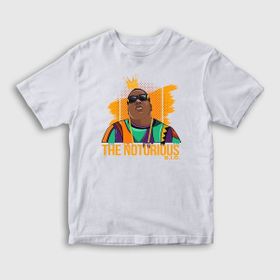Presmono King The Notorious Bıg Beyaz Unisex T-shirt
