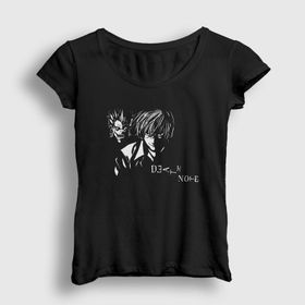 Presmono Kira Anime Death Note Kadın T-shirt