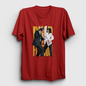 Presmono Kırmızı Dance V2 Film Pulp Fiction Unisex T-shirt