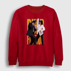Presmono Kırmızı Dance V2 Film Pulp Fiction Unisex T-shirt