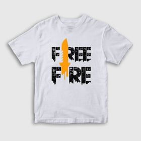 Presmono Knife V2 Free Fire Beyaz Unisex T-Shirt