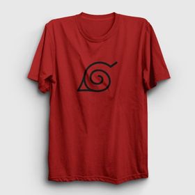 Presmono Konoha Anime Naruto Beyaz Unisex T-shirt