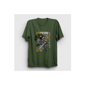 Presmono Levi Fan Anime Attack On Titan Kadın T-shirt
