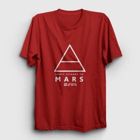 Presmono Logo 30 Seconds To Mars Sarı Unisex T-shirt
