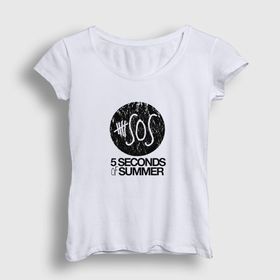 Presmono Logo 5 Seconds Of Summer Kadın T-shirt