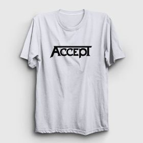 Presmono Logo Accept Beyaz Unisex T-shirt