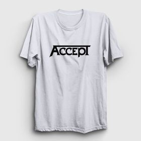 Presmono Logo Accept Beyaz Unisex T-shirt