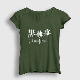 Presmono Logo Anime Kuroshitsuji Kadın T-shirt