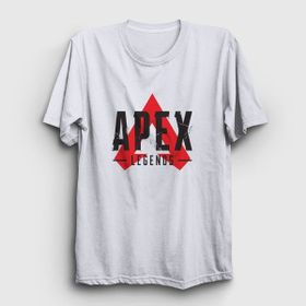 Presmono Logo Apex Legends Beyaz Unisex T-shirt