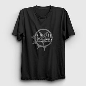 Presmono Logo Arch Enemy Siyah Unisex T-Shirt