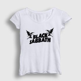Presmono Logo Black Sabbath Kadın T-shirt