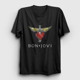 Presmono Logo Bon Jovi Kadın T-shirt