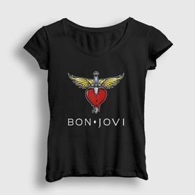 Presmono Logo Bon Jovi Kadın T-shirt
